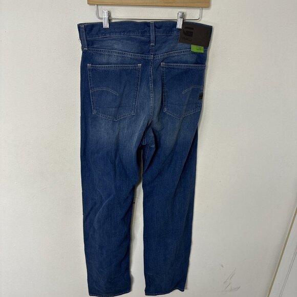 Men's G-Star Raw Type 49 Relaxed Straight Blue  Denim Jeans 29X32 Stretch - Picture 4 of 8